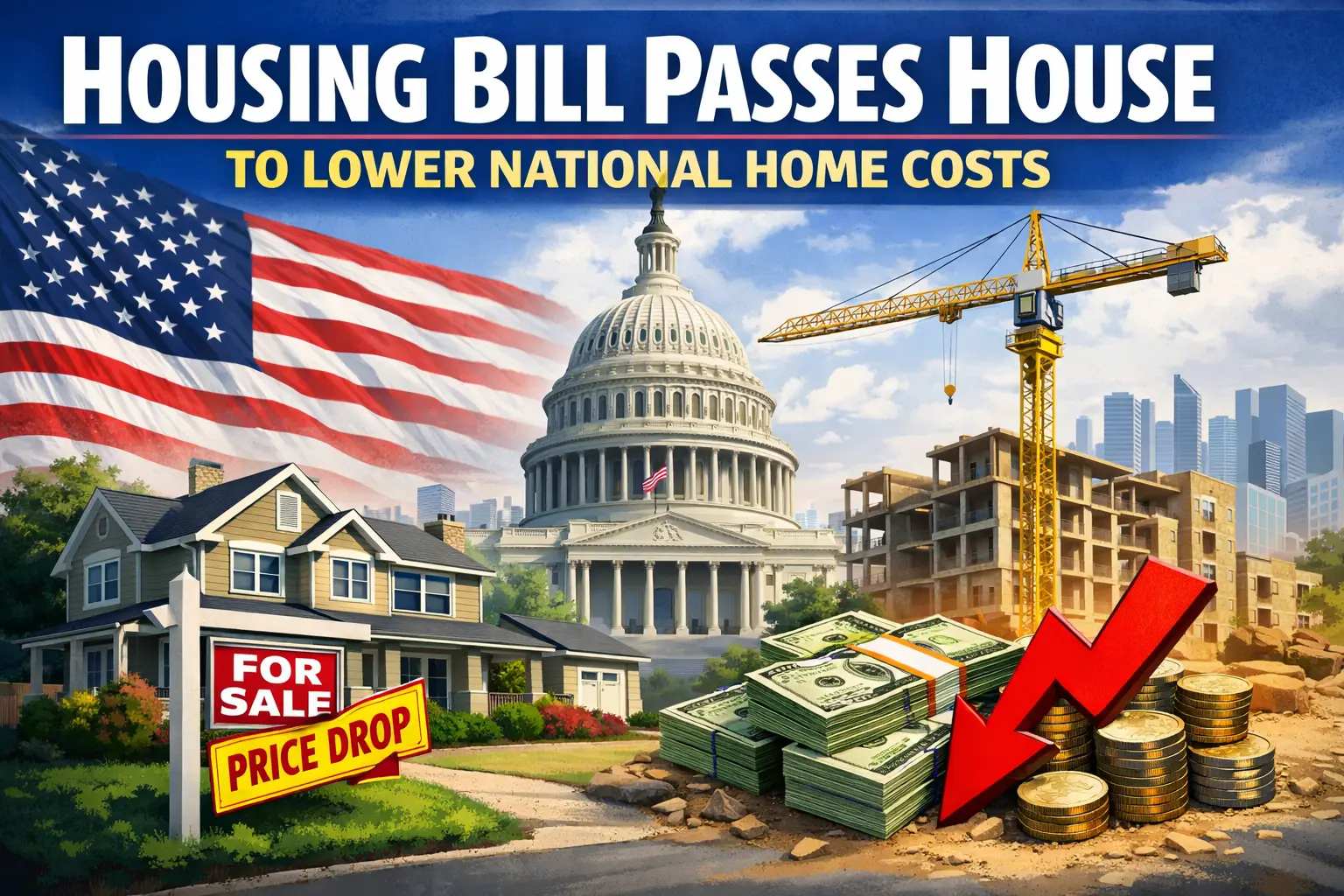 Housing Bill Passes House to Lower National Home Costs